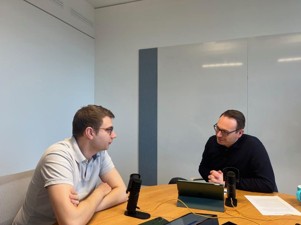 Im Podcast-Gespräch: Patrick Arnold und Mario Zillmann