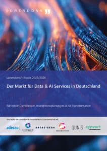 Cover der Lünendonk-Studie 2025/2026: Der Markt für Data & AI Services in Deutschland
